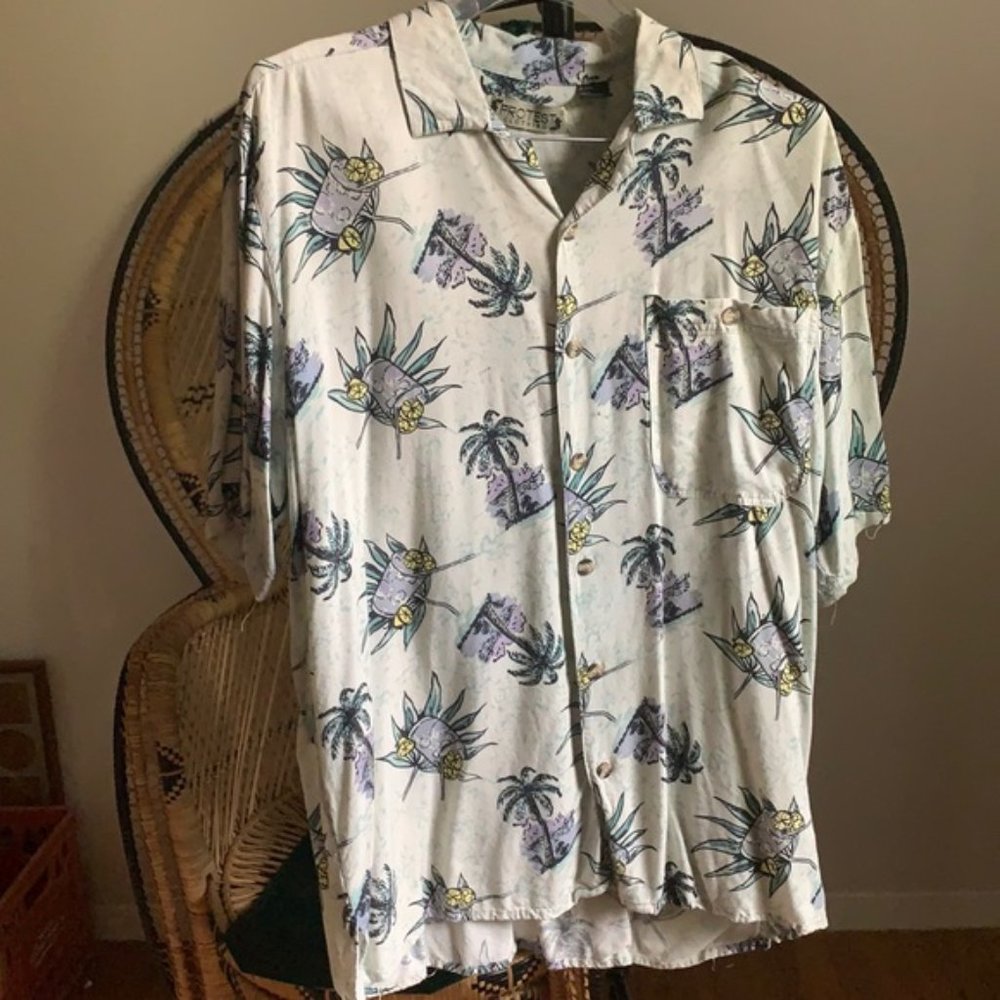 Palm Lemonade Tiki Shirt- NEW